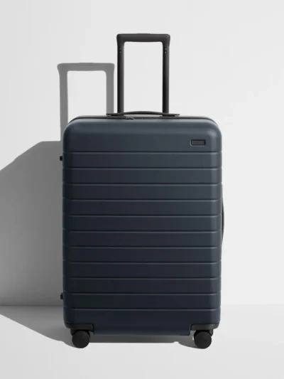 Sert Tek Fermuar Orta Boy Valiz