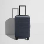 Sert Çift Fermuarlı Küçük El Valizi - Lacivert