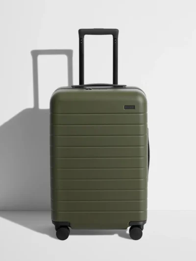 Sert Tek Fermuar Büyük El Valizi