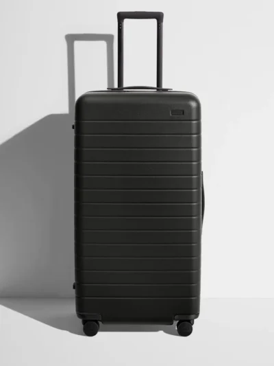 Sert Tek Fermuarlı Ultra Büyük Valiz